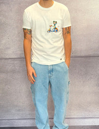T-SHIRT VESPA RANA - BL.11 - ART. BL04147 - COL. OFF WHITE