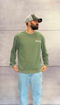 FELPA GIROCOLLO CON RICAMO - BERNA -  ART. 251238