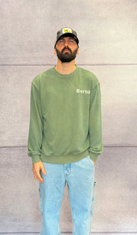 FELPA GIROCOLLO CON RICAMO - BERNA -  ART. 251238