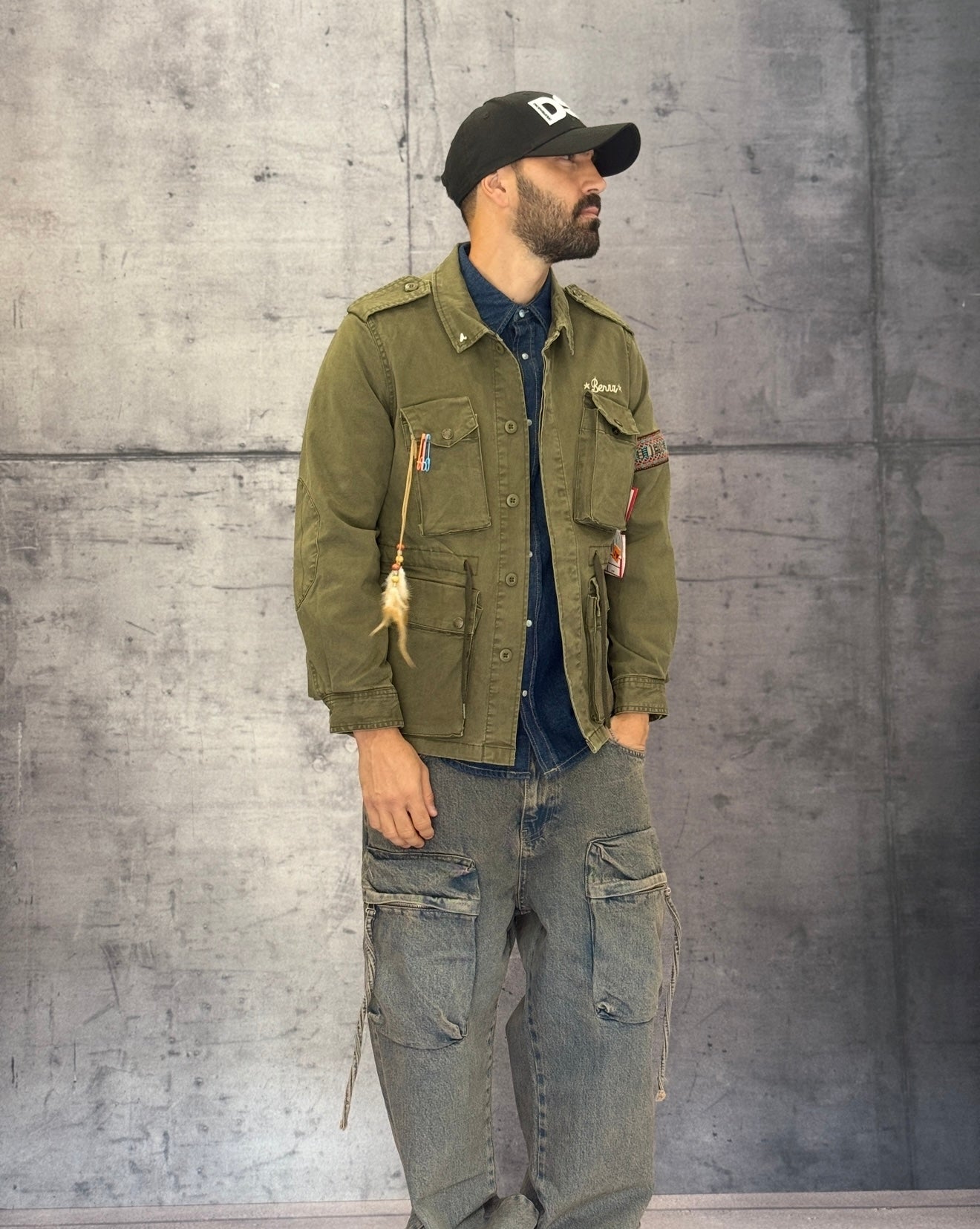 GIUBBINO FIELD JACKET FALCO - BERNA - ART. 2522836 - COL. VERDE