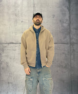 FELPA BOXY FIT CON CAPPUCCIO + ZIP - ONLY&SONS - ART. 22035193 -