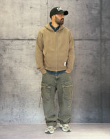 FELPA BOXY FIT CON CAPPUCCIO + ZIP - ONLY&SONS - ART. 22035193 -