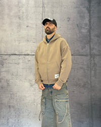 FELPA BOXY FIT CON CAPPUCCIO + ZIP - ONLY&SONS - ART. 22035193 -