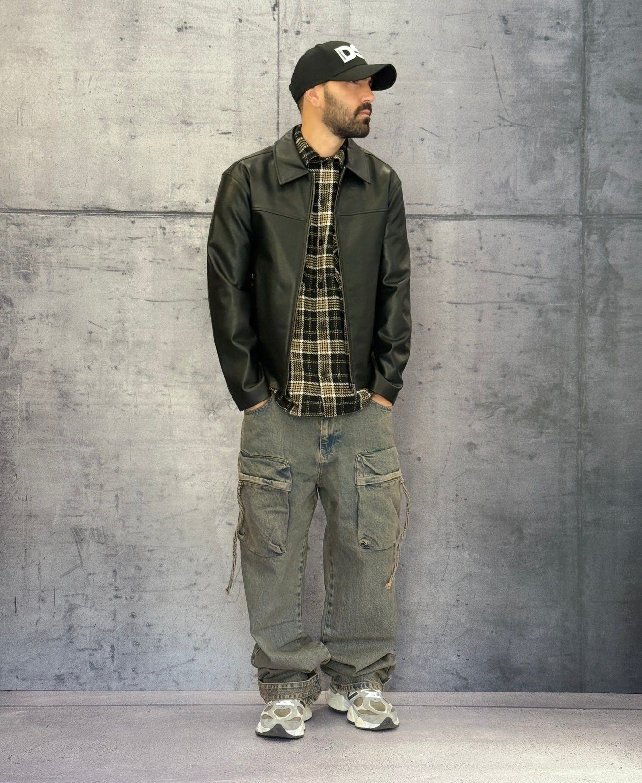 GIUBBINO EFFETTO PELLE - ONLY&SONS - ART. 22034713 - COL. BLACK