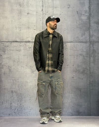 GIUBBINO EFFETTO PELLE - ONLY&SONS - ART. 22034713 - COL. BLACK