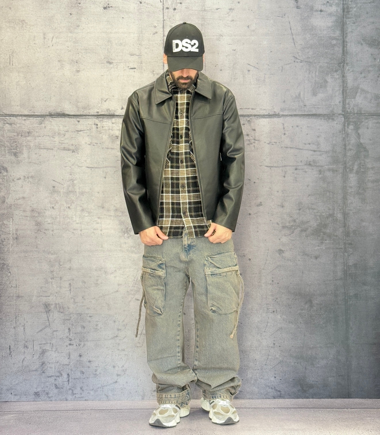 GIUBBINO EFFETTO PELLE - ONLY&SONS - ART. 22034713 - COL. BLACK