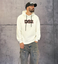 FELPA CON CAPPUCCIO STAMPA LOGO - DS2 - ART. FW25234