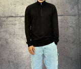 MAGLIONCINO LUPETTO CON ZIP - ONLY&SONS - ART. 22021264 - COL. BLACK