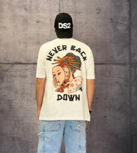 T-SHIRT NEVER BACK DOWN - BERNA - ART. 252089