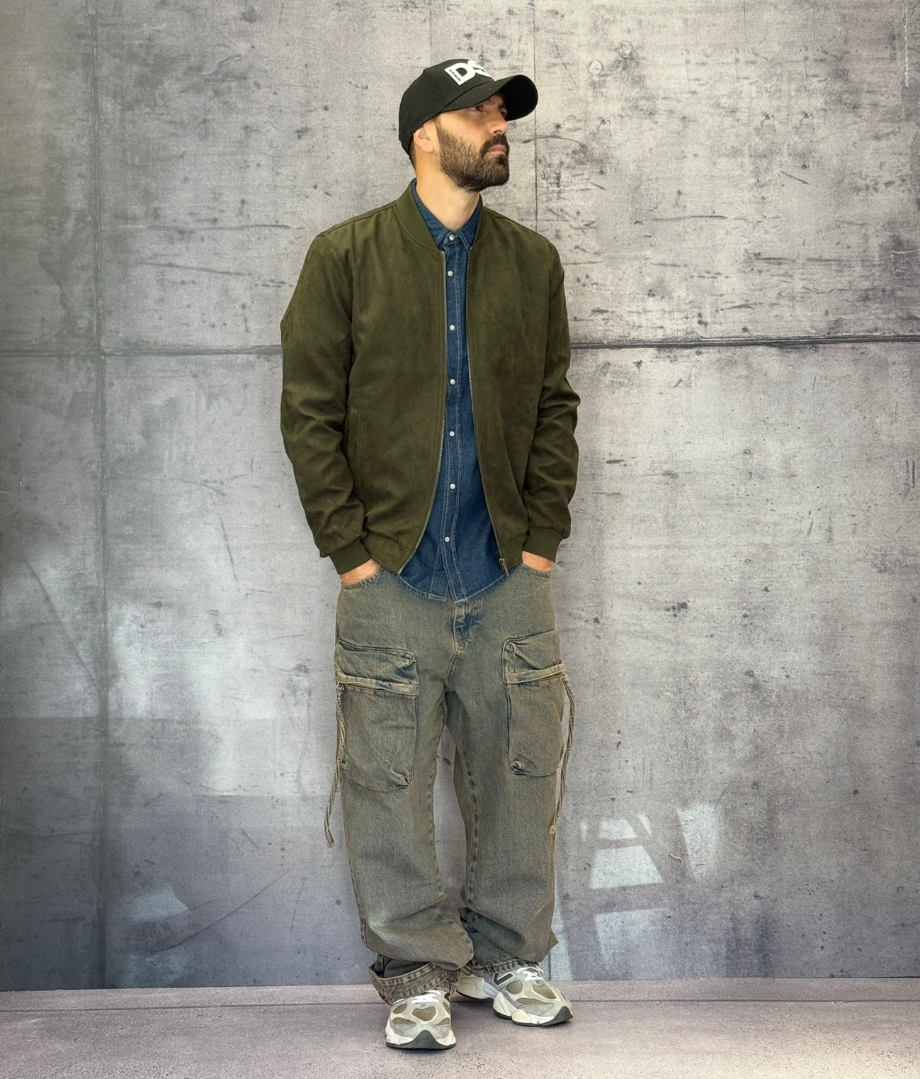 GIUBBINO BOMBER EFFETTO SCAMOSCIATO - ONLY&SONS - ART. 22027463