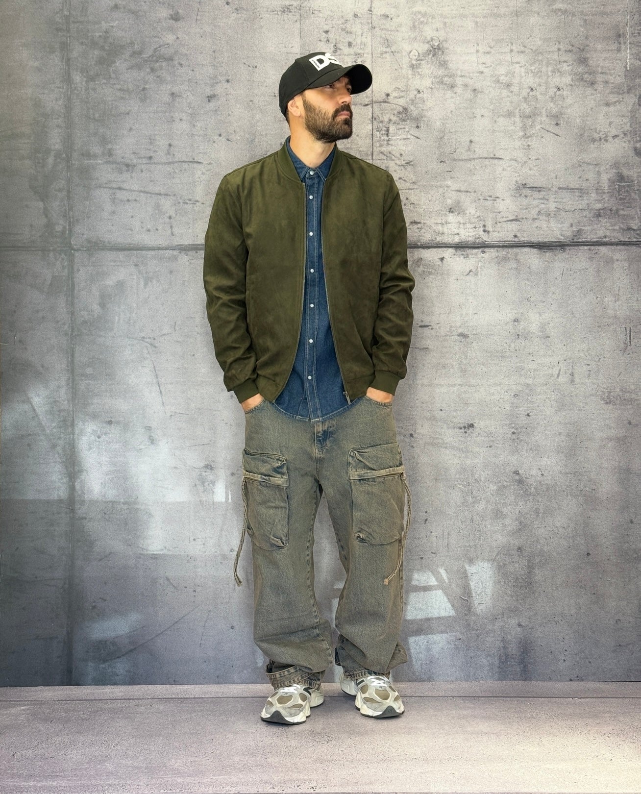 GIUBBINO BOMBER EFFETTO SCAMOSCIATO - ONLY&SONS - ART. 22027463