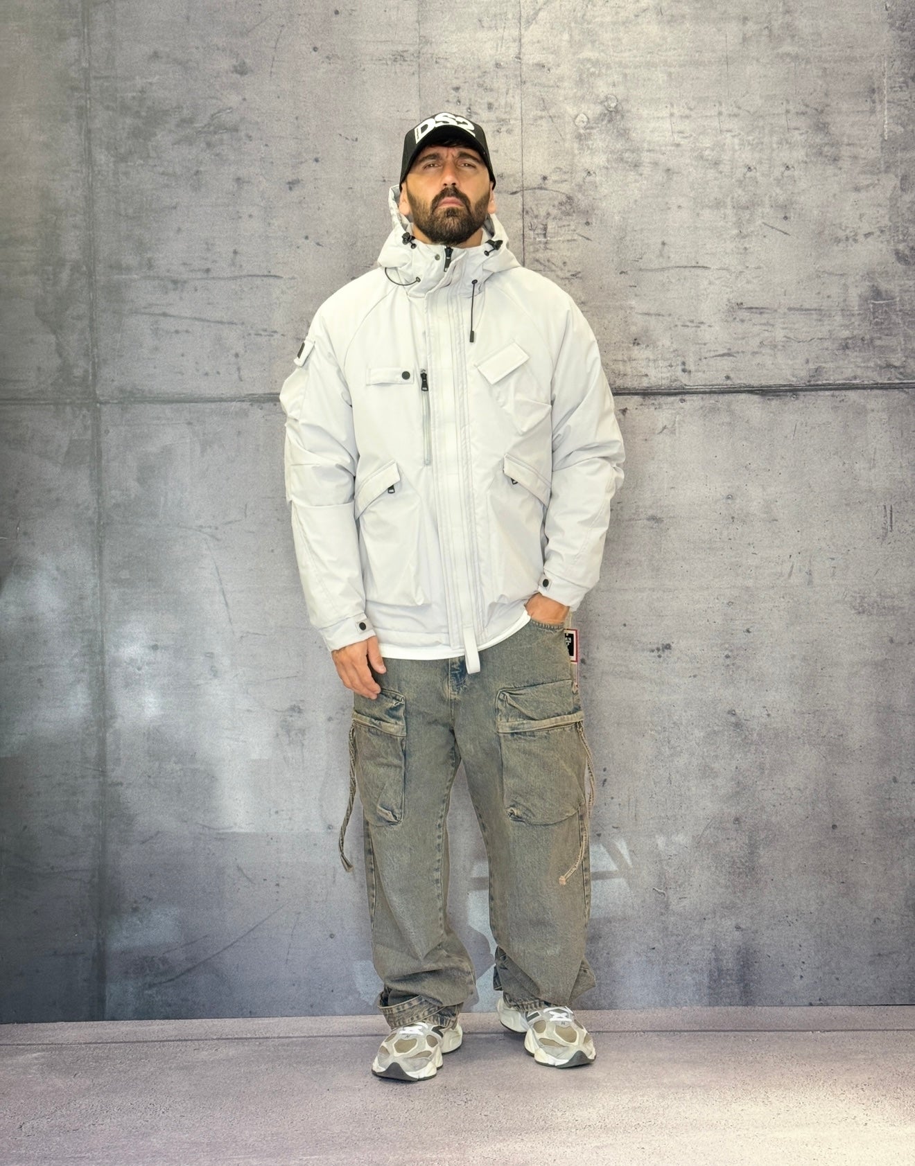 GIUBBINO OUTDOOR JACKET - BERNA - ART. 25228827 - COL. GHIACCIO