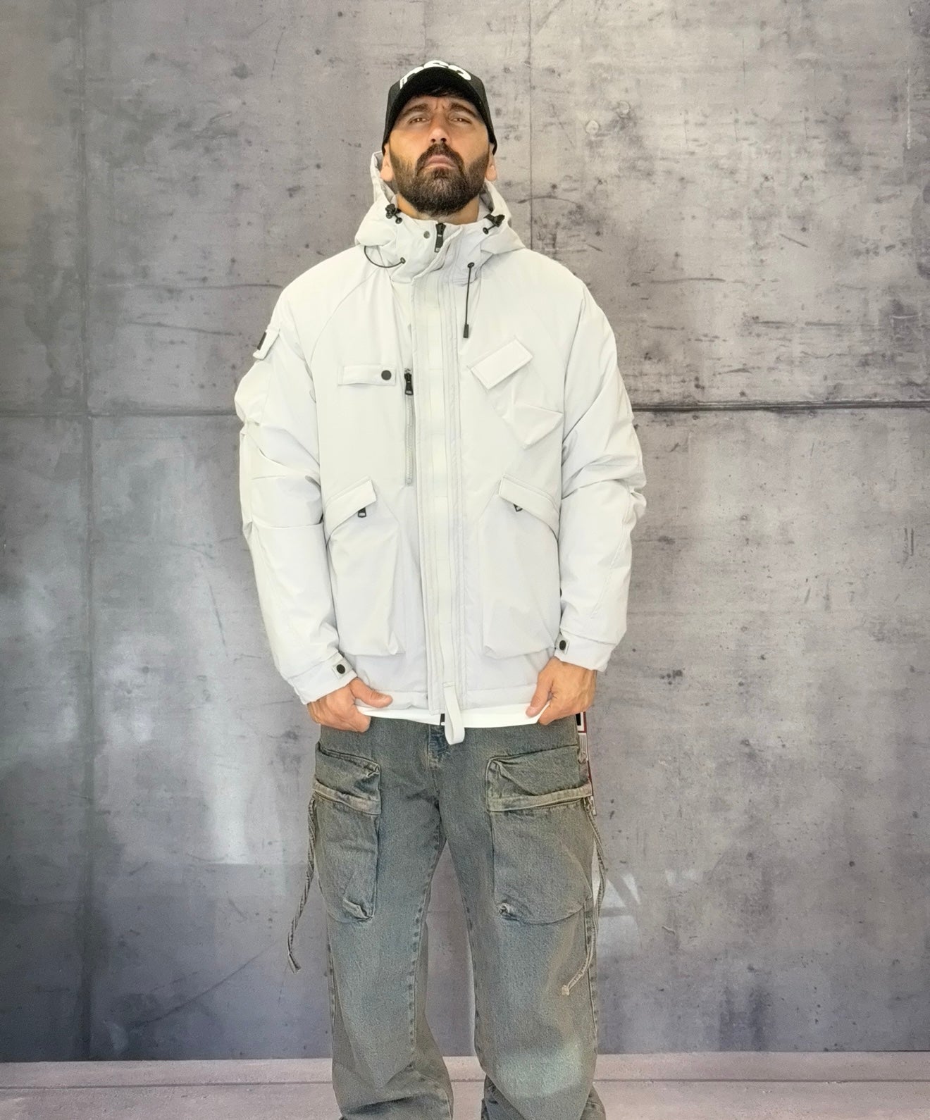 GIUBBINO OUTDOOR JACKET - BERNA - ART. 25228827 - COL. GHIACCIO