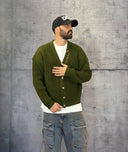 CARDIGAN OVERSIZE CON MAXI DISEGNO JACQUARD  - BERNA - ART. 252014