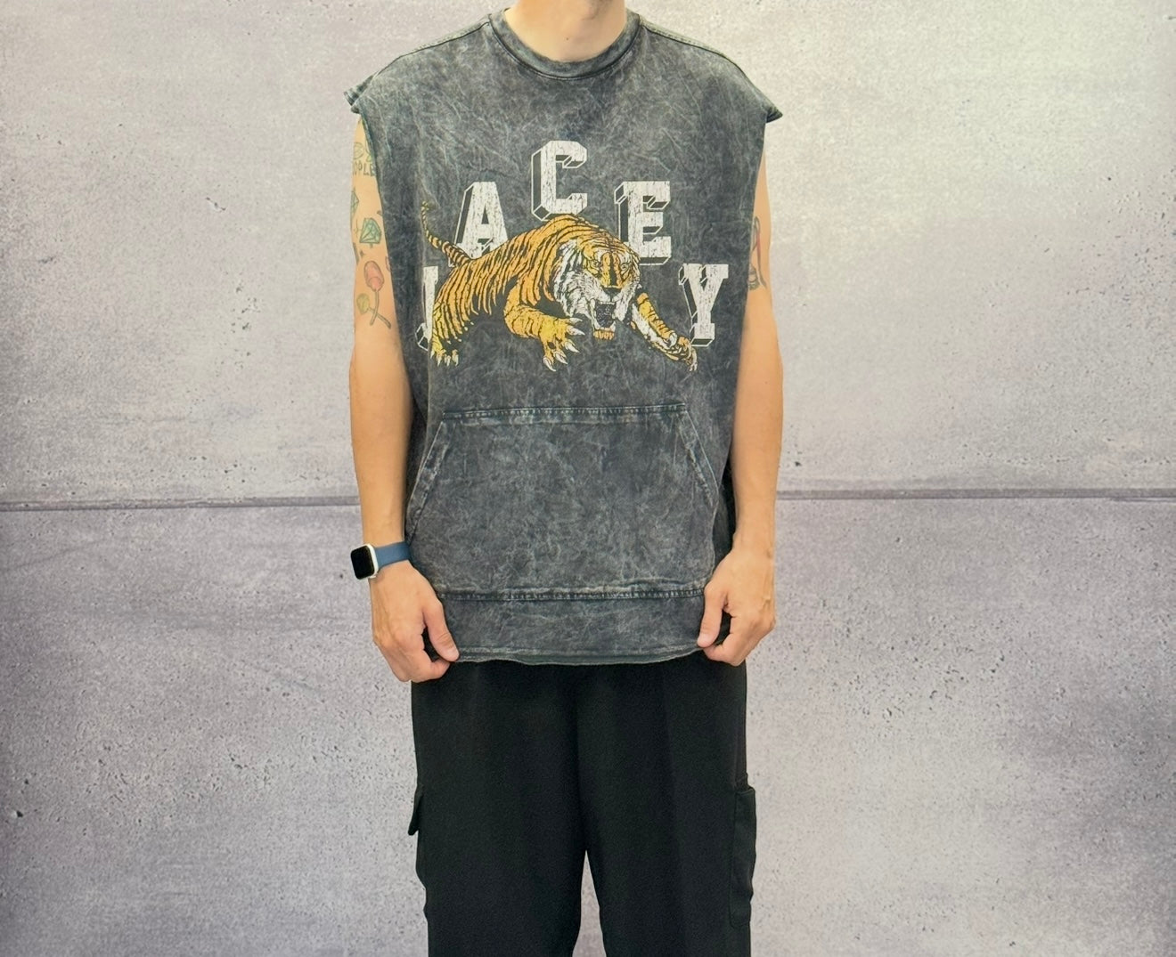 CANOTTA OVERSIZE TIGER - JACEY JACE - ART. 24Y310