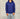 MAGLIONE CAPPUCCIO BOUCLE' ROVESCIO - BERNA - ART. 24604713 - COL. BLU ROYAL