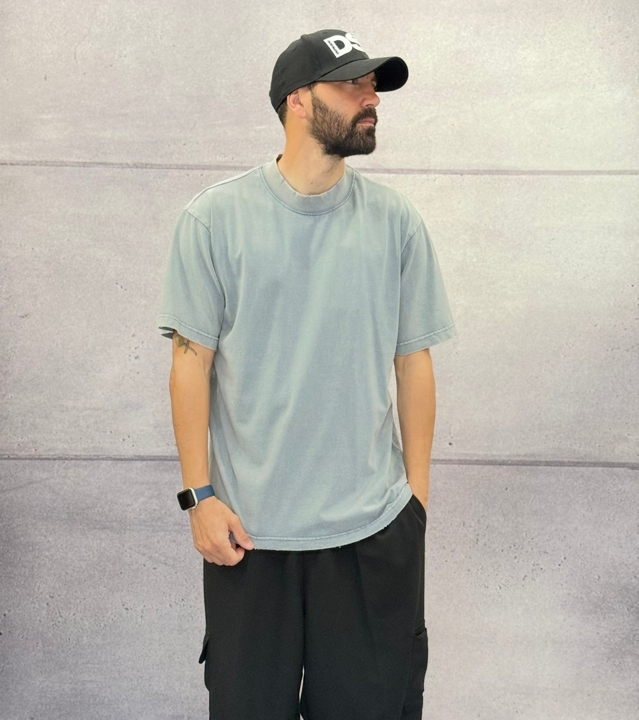 T-SHIRT OVERSIZE CON ROTTURE - HAMEN - ART. LLP 0068