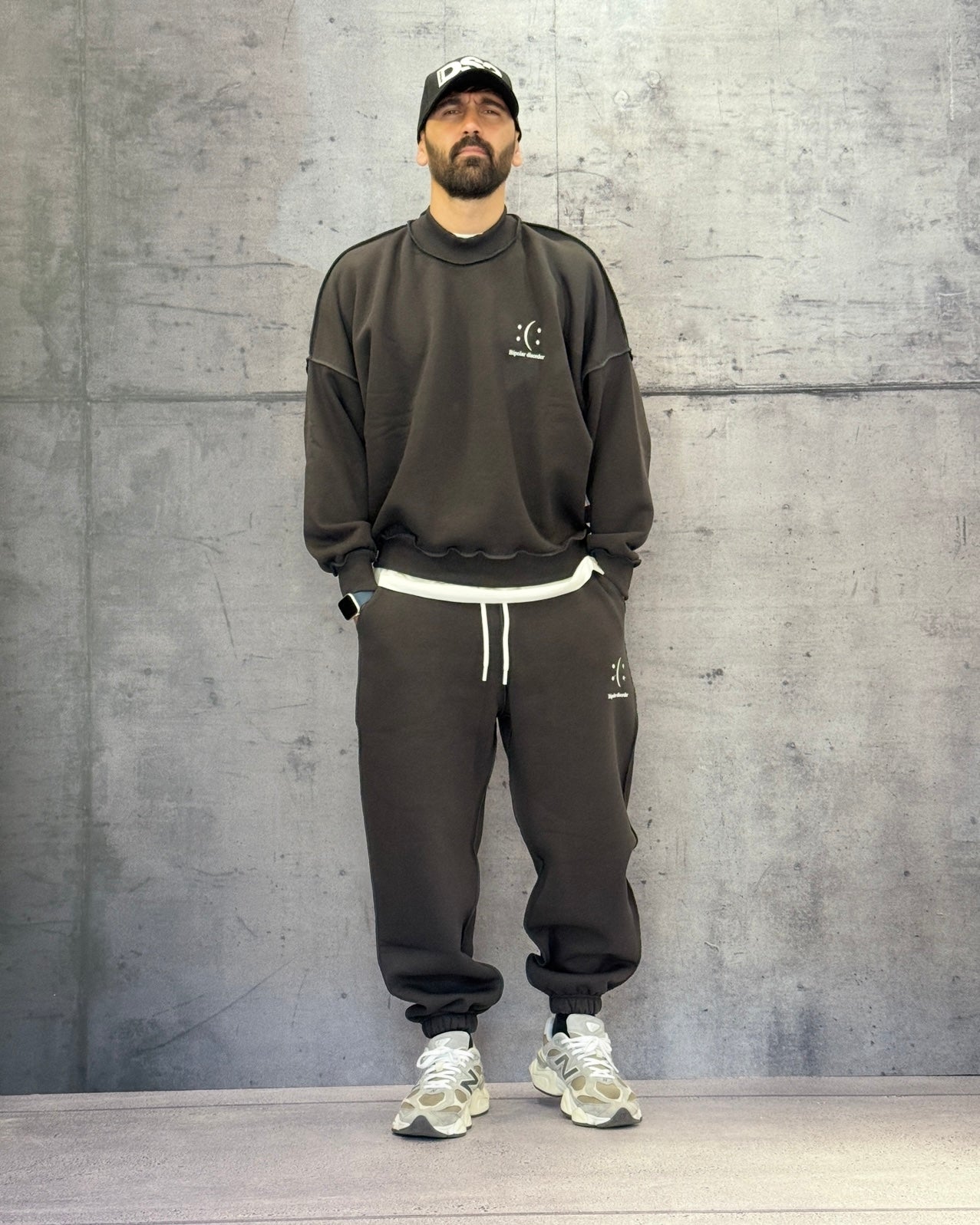 PANTALONE IN  FELPA - TUTA - BIPOLAR DISORDER - BERNA - ART. 252085 252086