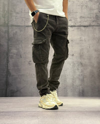 PANTALONE CARGO VELLUTO - BERNA - ART. 252003