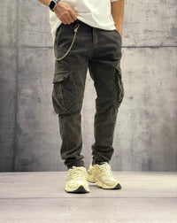 PANTALONE CARGO VELLUTO - BERNA - ART. 252003