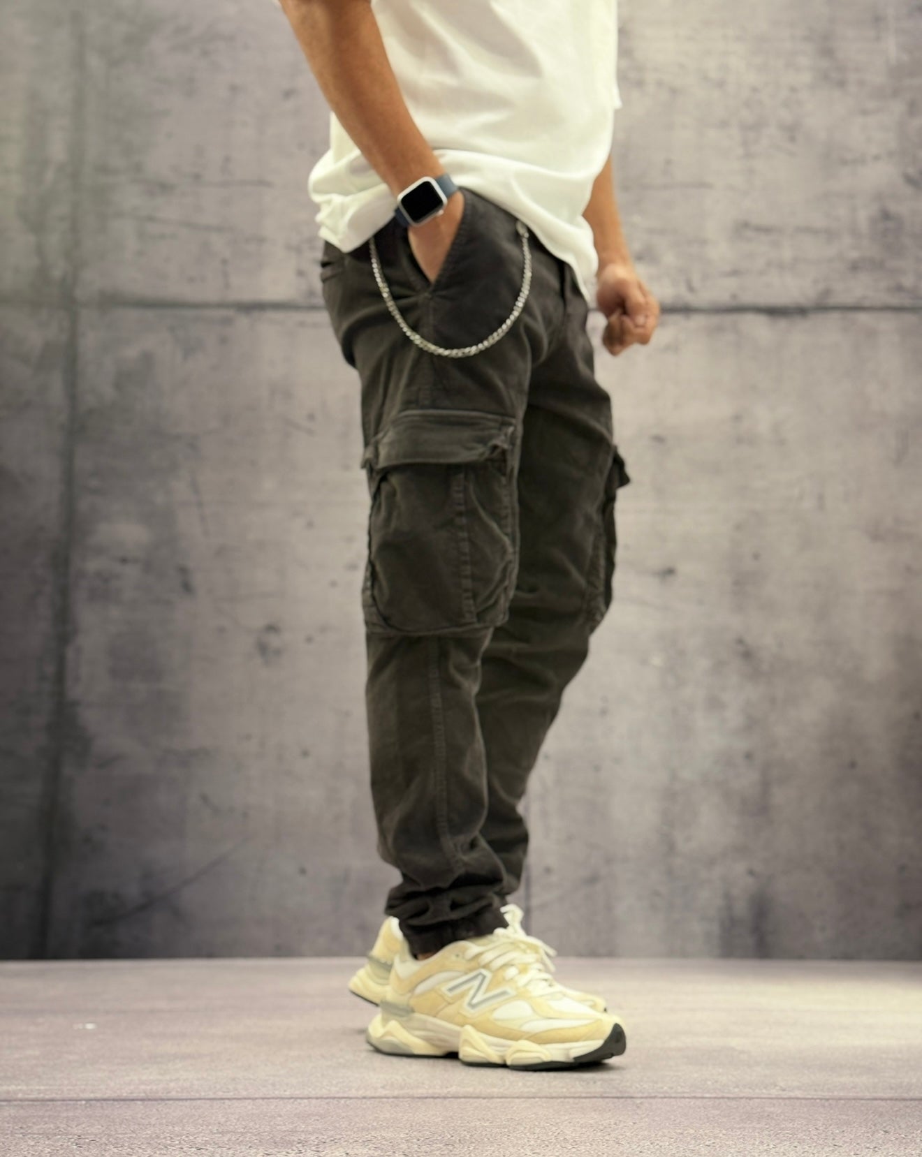 PANTALONE CARGO VELLUTO - BERNA - ART. 252003