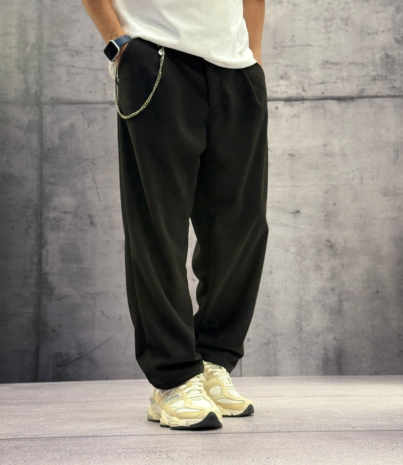 PANTALONE SCAMOSCIATO JAPAN FIT - BERNA - ART. 2521201 - COL. NERO