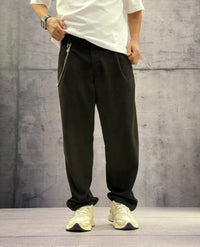 PANTALONE SCAMOSCIATO JAPAN FIT - BERNA - ART. 2521201 - COL. NERO