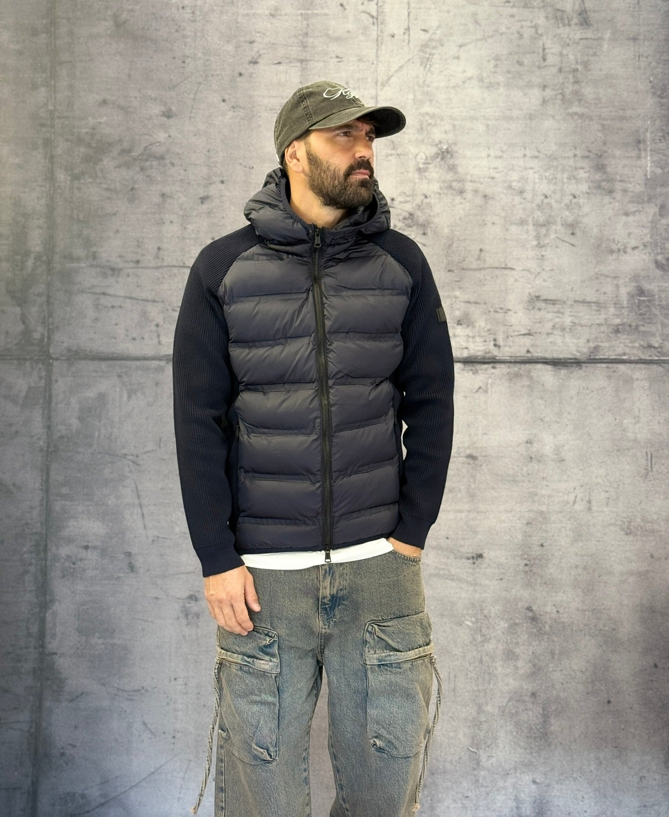 GIUBBINO PUFFER JACKET - BERNA - ART. 2522873 - COL. BLU
