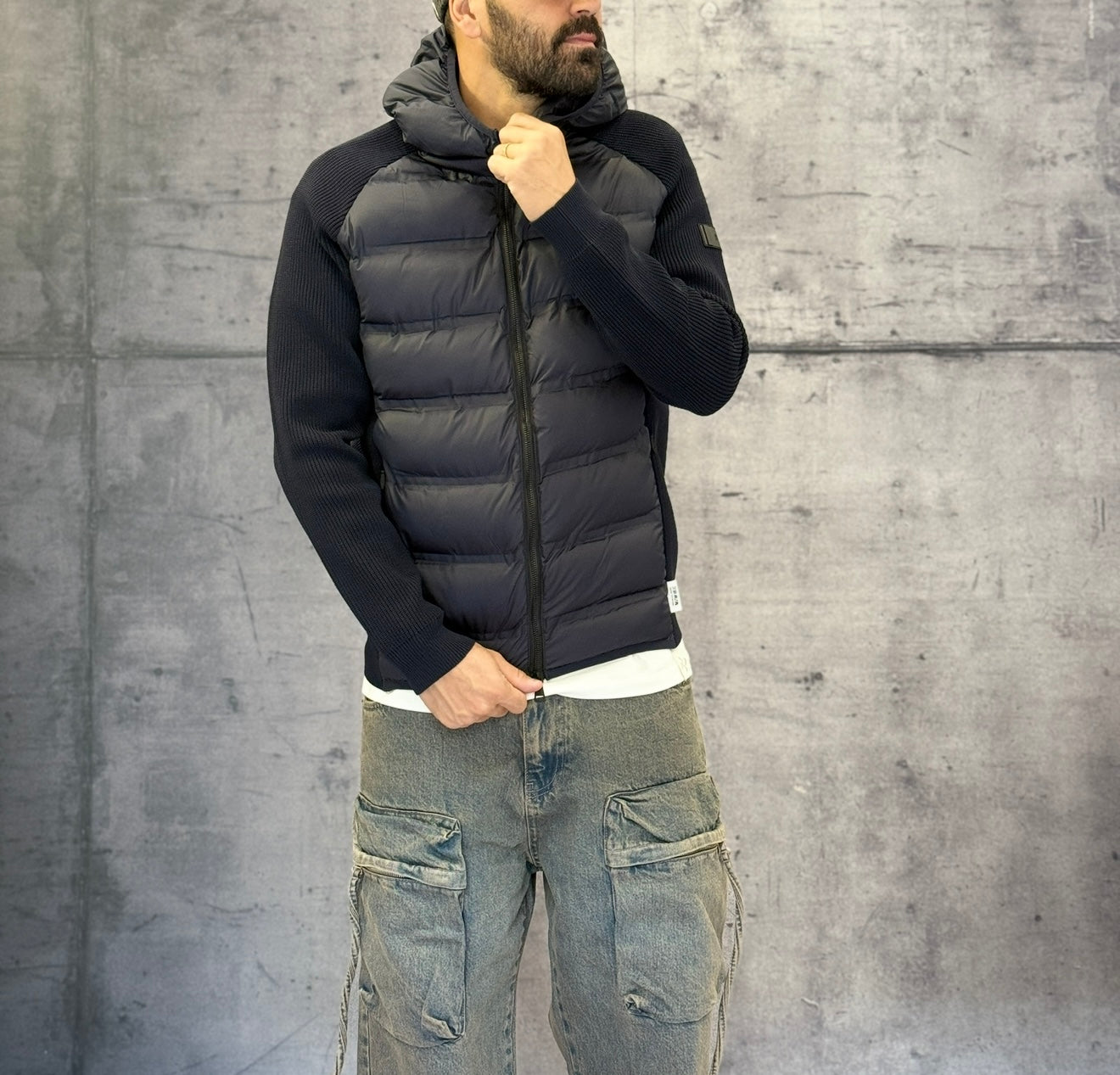 GIUBBINO PUFFER JACKET - BERNA - ART. 2522873 - COL. BLU