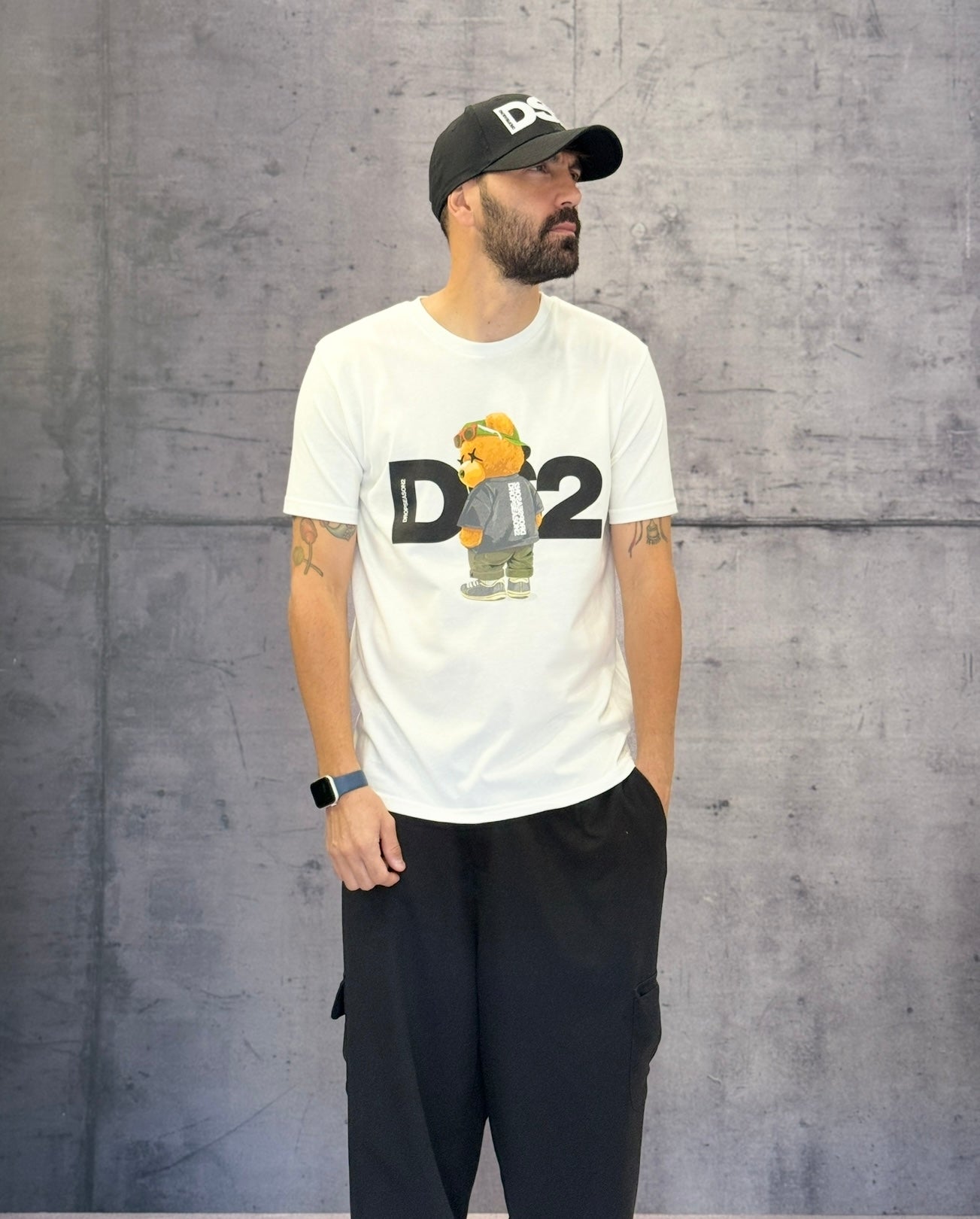 T-SHIRT STAMPA ORSO - DS2 - ART. FW25276