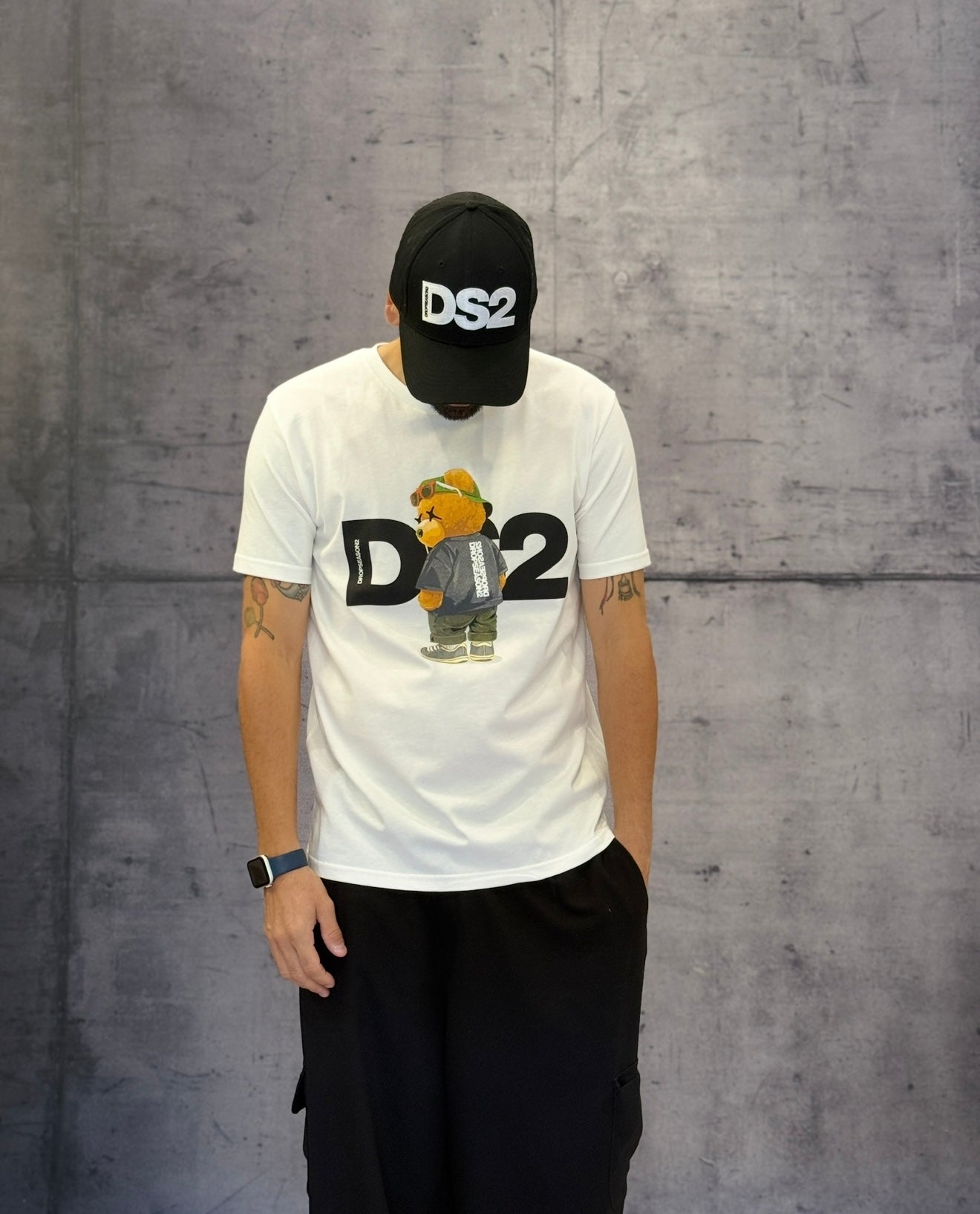 T-SHIRT STAMPA ORSO - DS2 - ART. FW25276