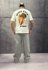 T-SHIRT NEVER BACK DOWN - BERNA - ART. 252089