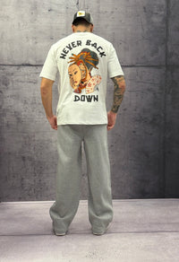 T-SHIRT NEVER BACK DOWN - BERNA - ART. 252089