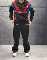 TUTA 222 BANDA ORESTE - KAPPA - ART. 351W4RW - COL. Black -Red Racing - Blue Sea (AZ1)