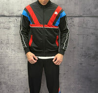 FELPA 222 BANDA ORLANDO - KAPPA - ART. 331V5ZW - COL. Black -Red Racing - Blue Sea (AZ1)