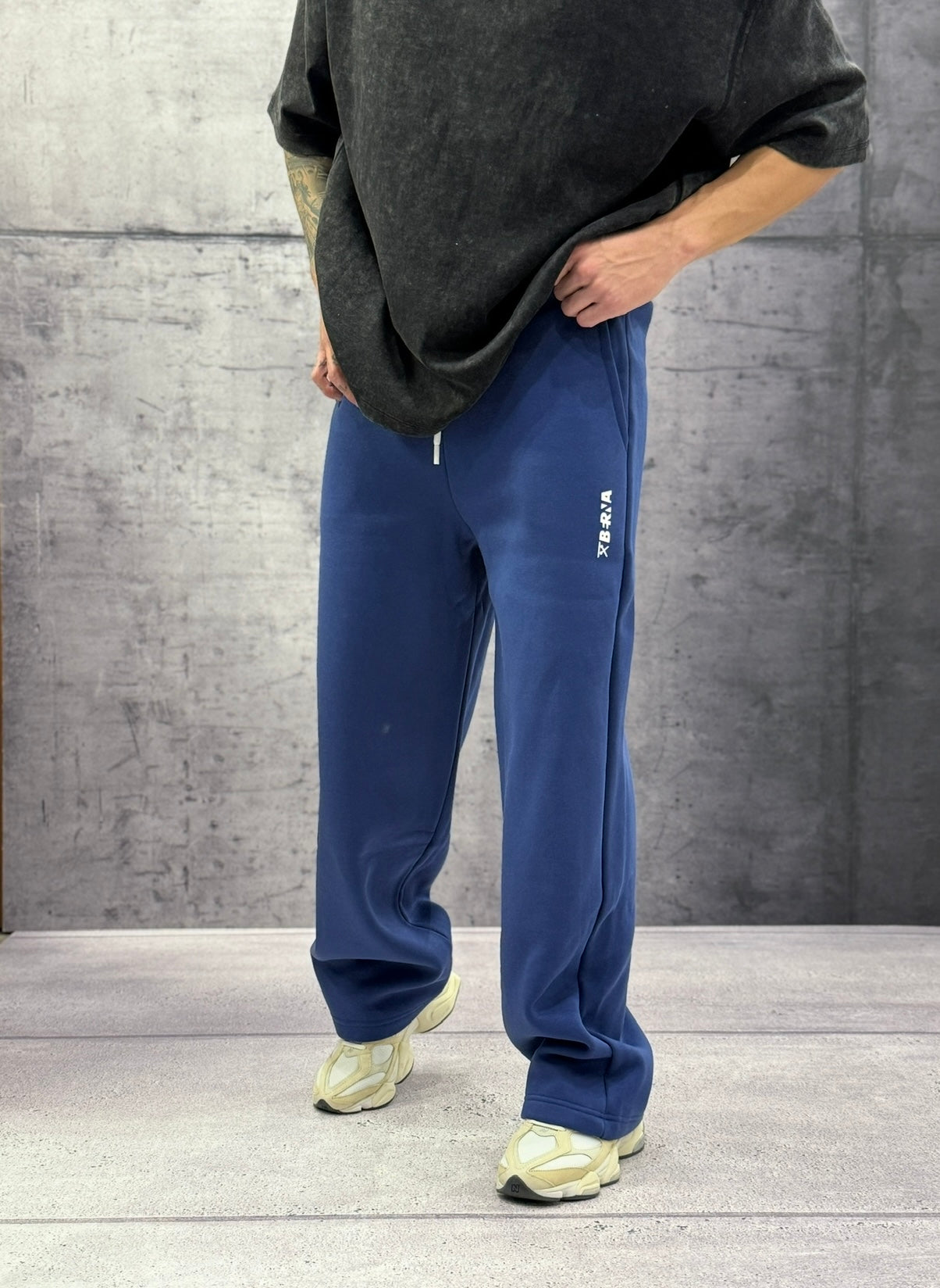 PANTALONE IN  FELPA TUTA PALAZZO - BERNA - ART. 252196