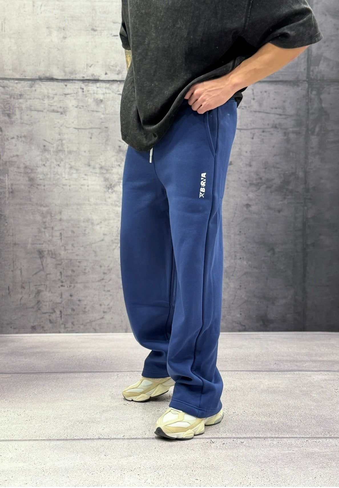 PANTALONE IN  FELPA TUTA PALAZZO - BERNA - ART. 252196