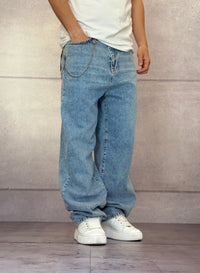 JEANS BAGGY A VITA MEDIA - IMPERIAL - ART. P860111009 - COL . DENIM