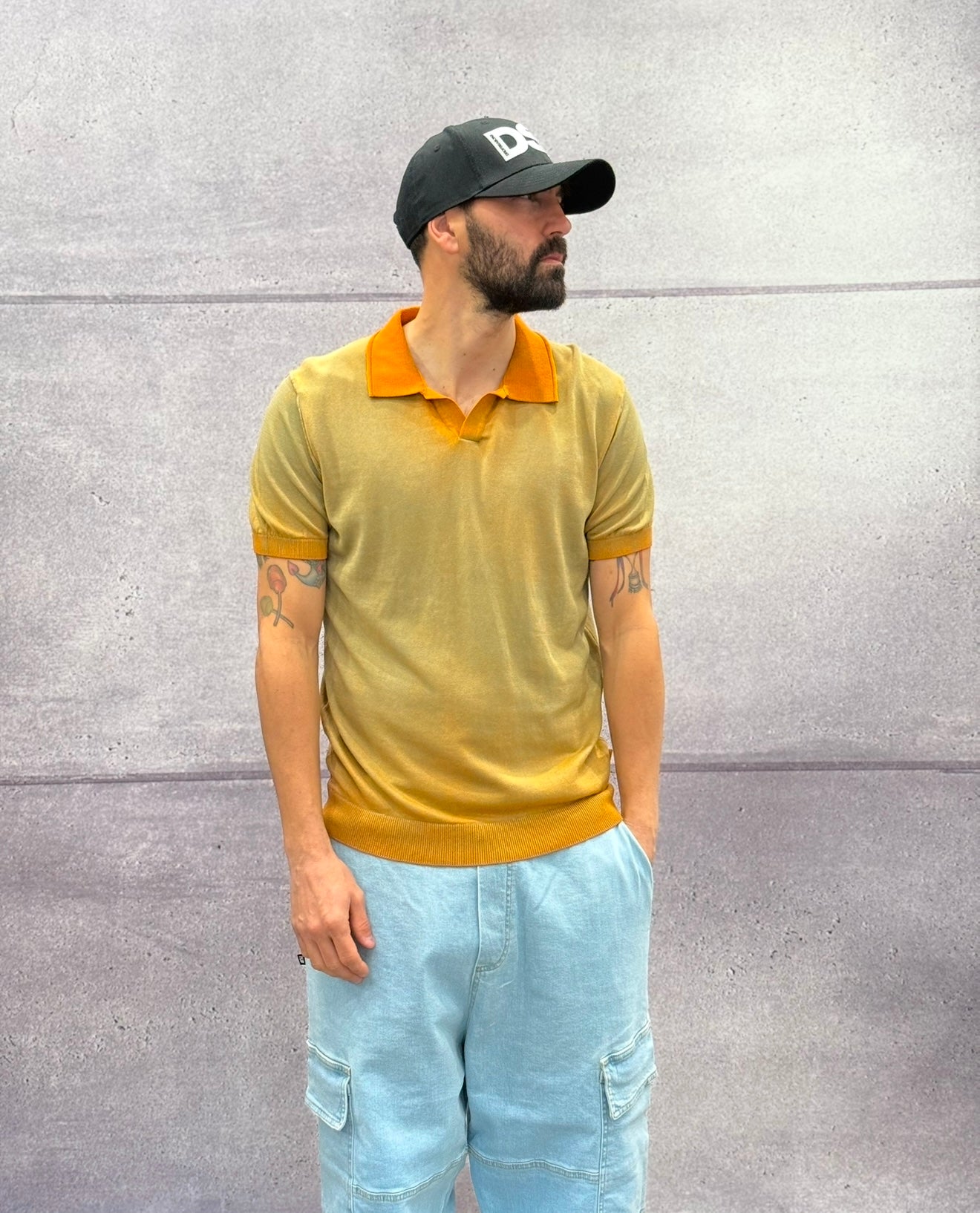 POLO APERTA IN MAGLIA DOP.TINTURA - BERNA - ART. 251033