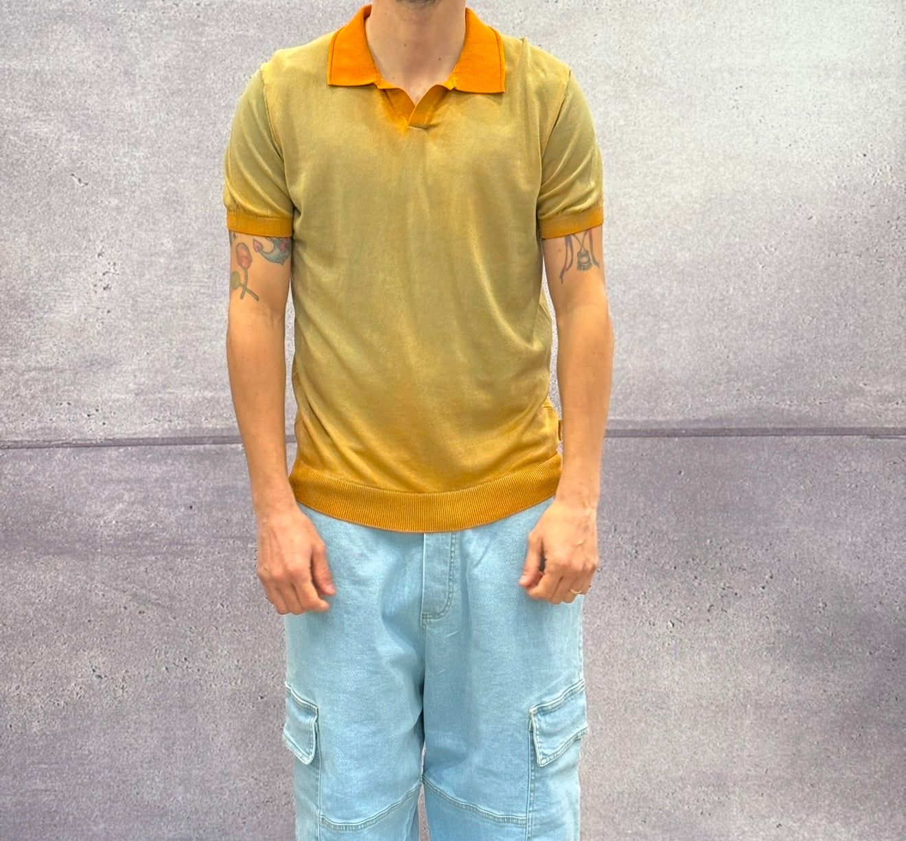 POLO APERTA IN MAGLIA DOP.TINTURA - BERNA - ART. 251033