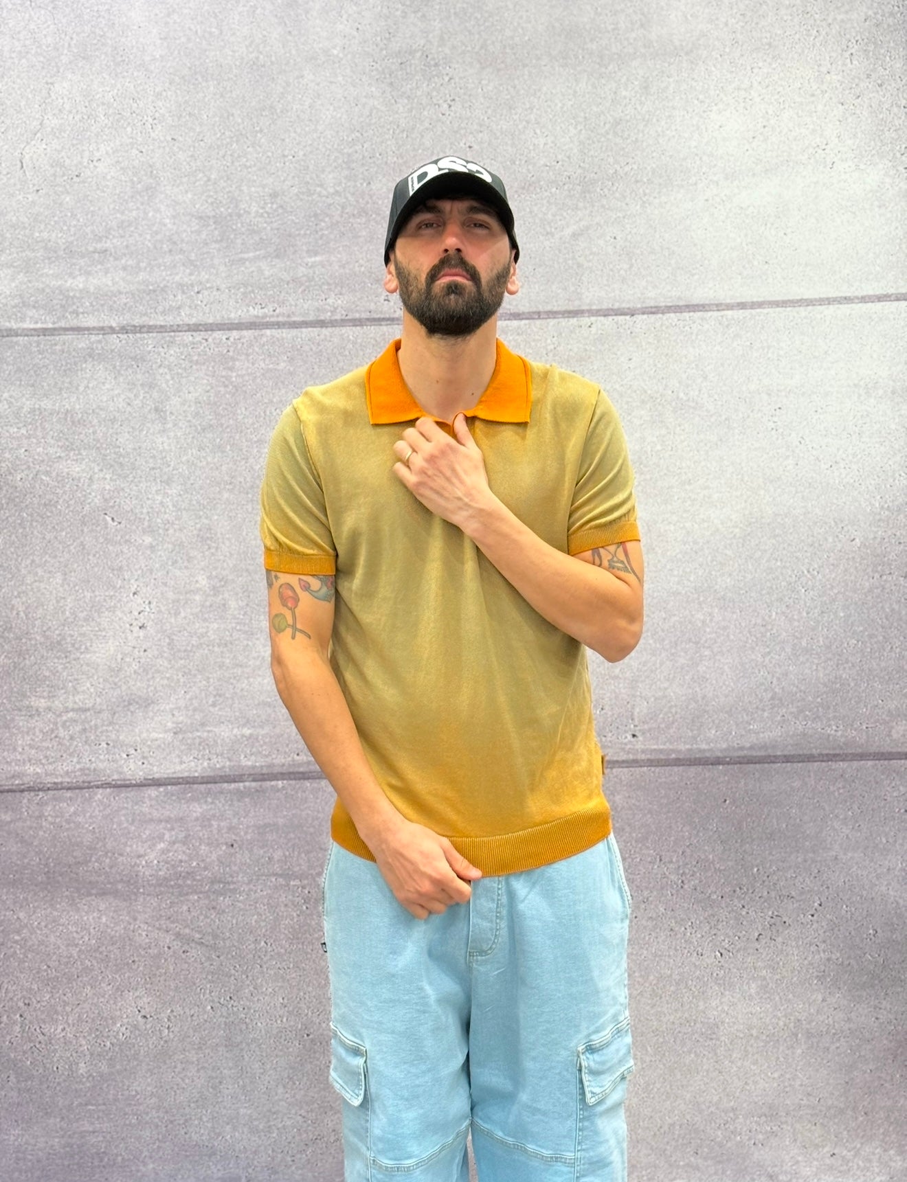 POLO APERTA IN MAGLIA DOP.TINTURA - BERNA - ART. 251033