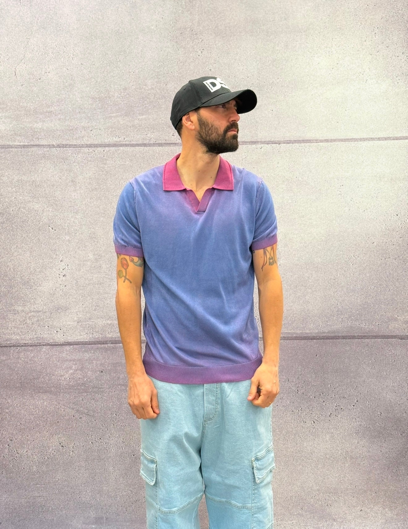 POLO APERTA IN MAGLIA DOP.TINTURA - BERNA - ART. 251033