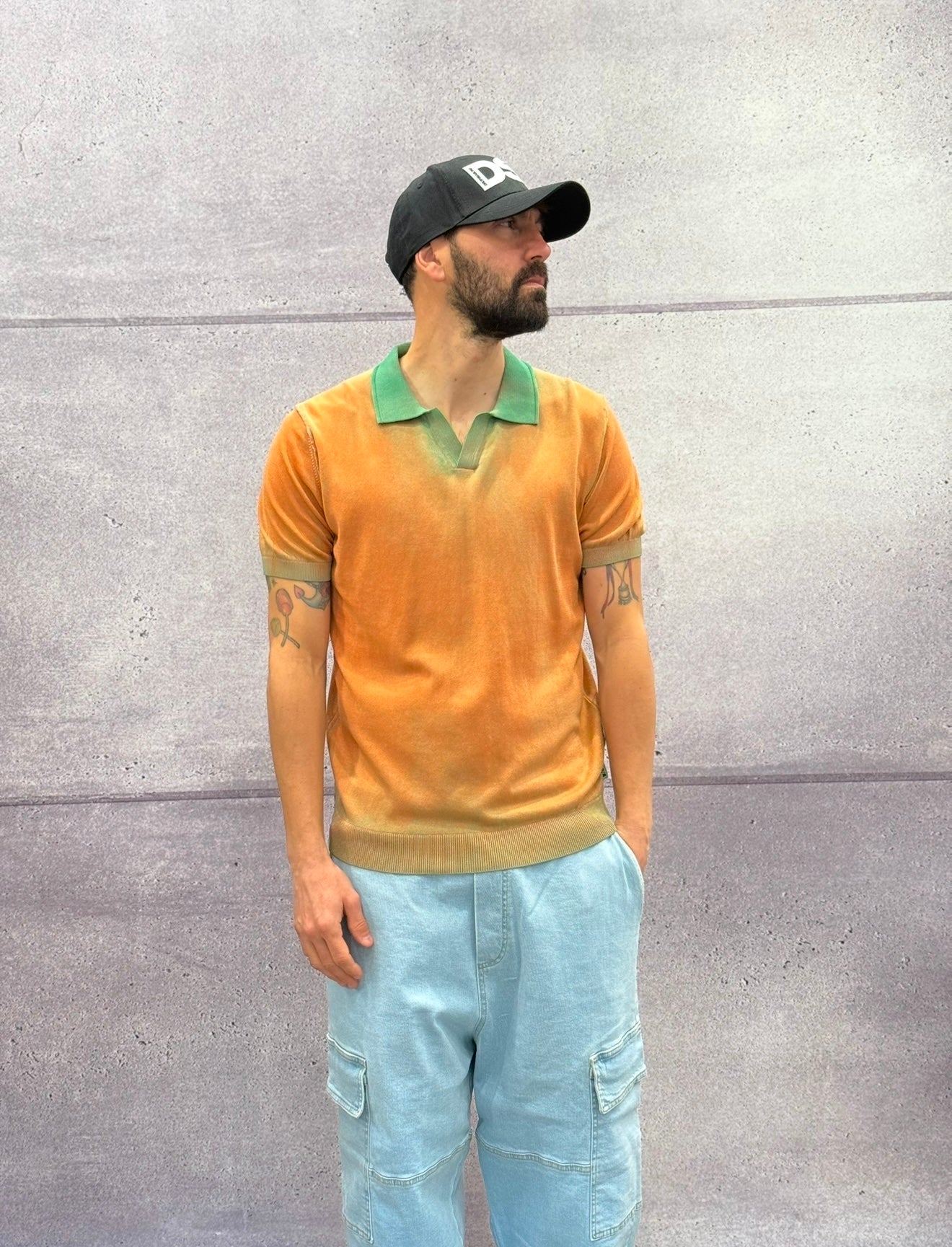 POLO APERTA IN MAGLIA DOP.TINTURA - BERNA - ART. 251033