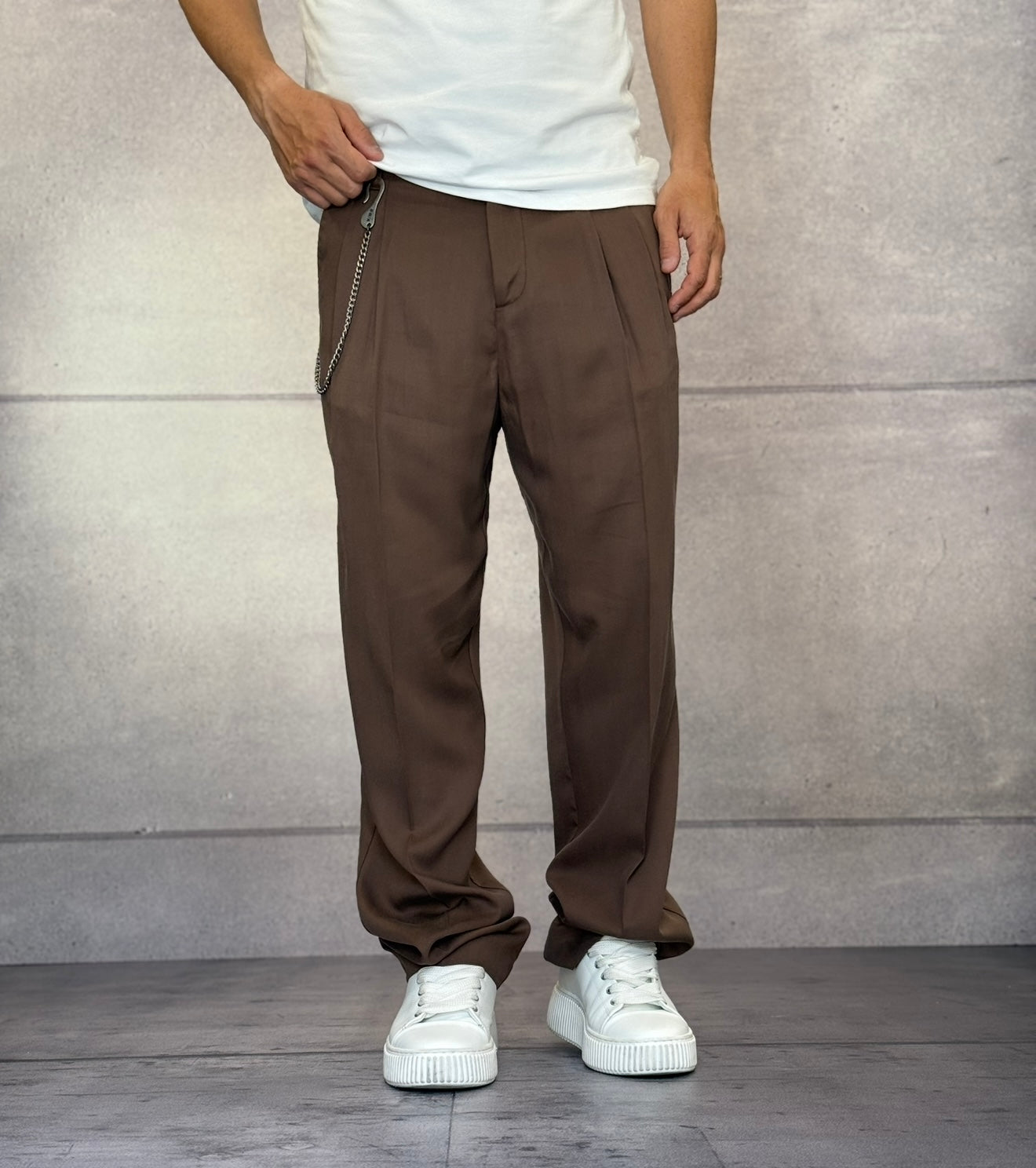 PANTALONI CON PINCES VITA MEDIA - IMPERIAL - ART. P5441P4965
