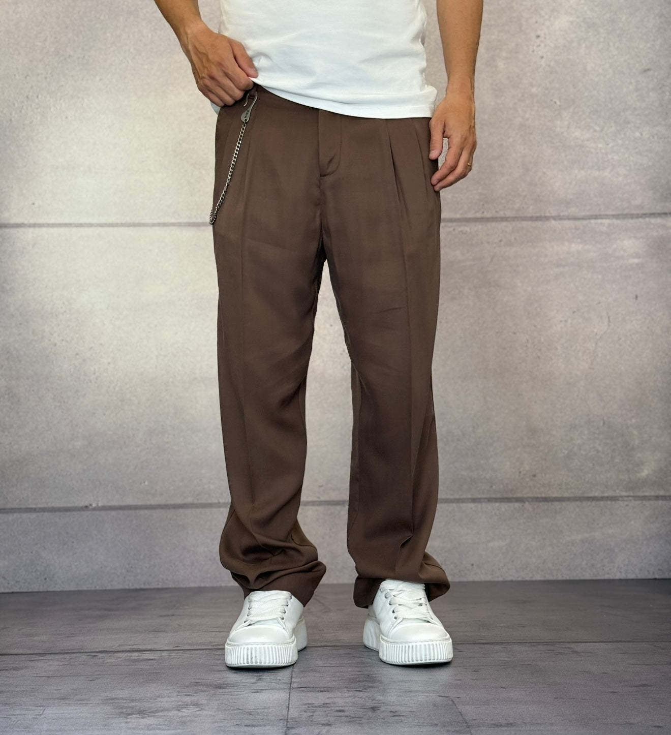 PANTALONI CON PINCES VITA MEDIA - IMPERIAL - ART. P5441P4965