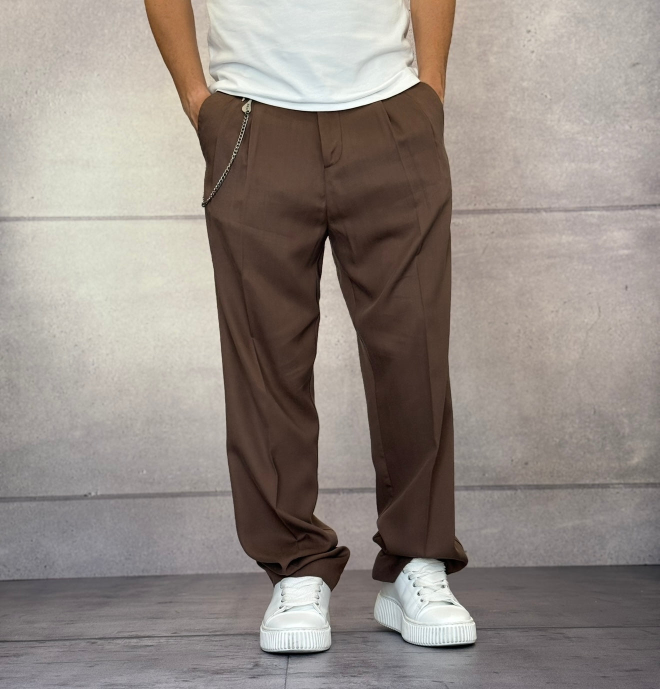 PANTALONI CON PINCES VITA MEDIA - IMPERIAL - ART. P5441P4965