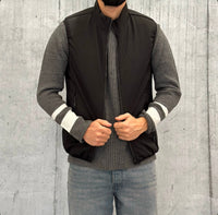 GILET DOUBLE FACE - HAMEN - ART. LPG2139 - COL. NERO