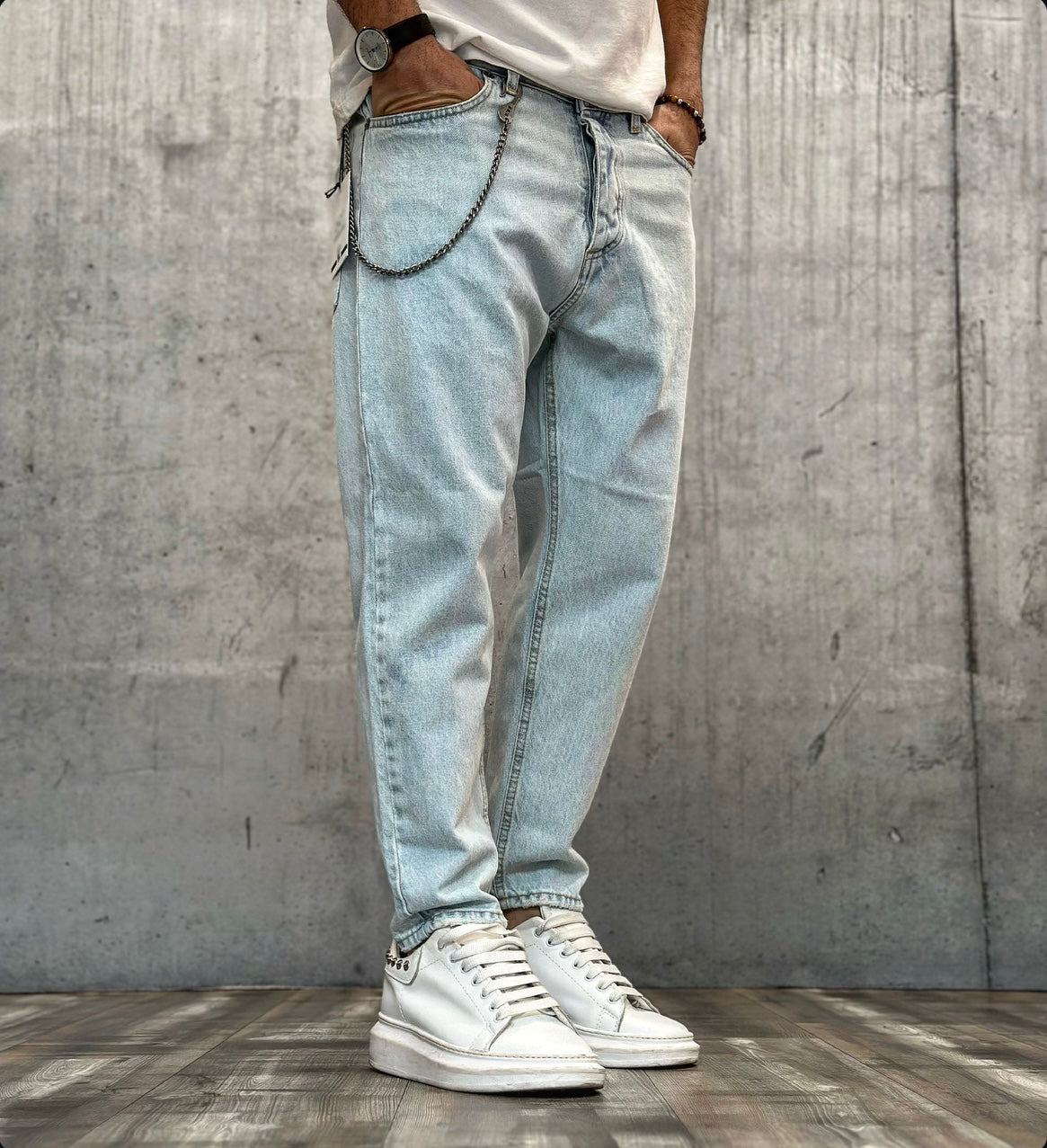 JEANS  HAMEN ART. LADY CARROT - COL . DENIM CHIARO
