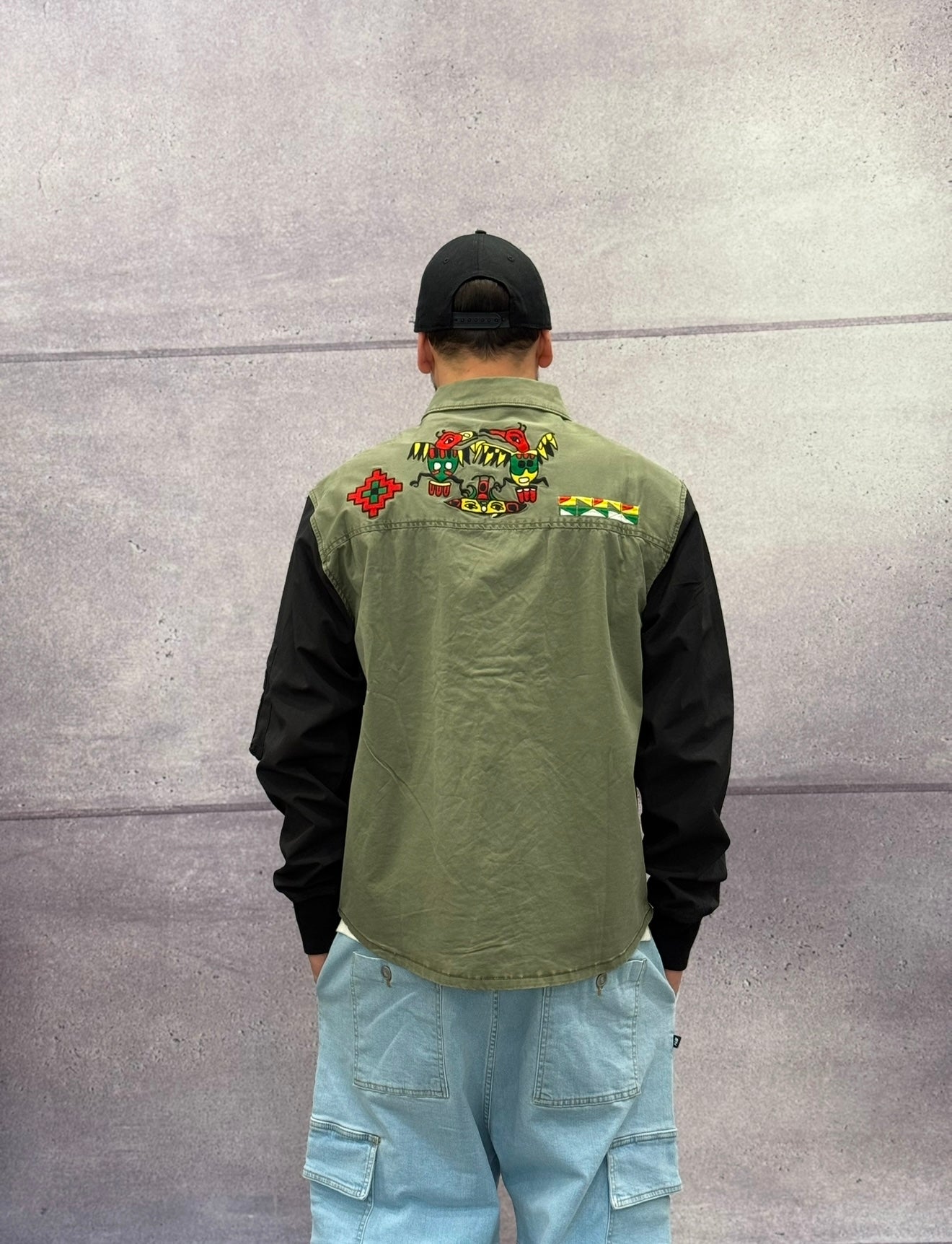 CAMICIA BOMBER - BERNA - ART. 25124430 - COL. VERDE
