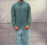 CAMICIA DI JEANS - ONLY&SONS - ART. 22031873 - COL. MEDIUM BLUE DENIM